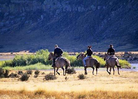 Cabalgata en el valle